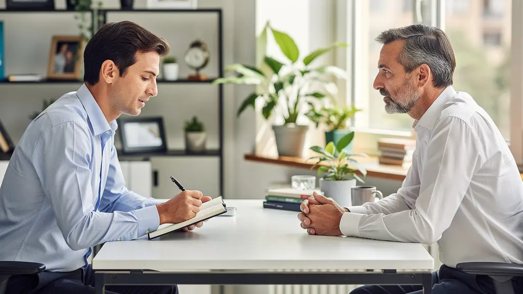 Conseiller expert et élus CSE en discussion sur la stratégie de désignation